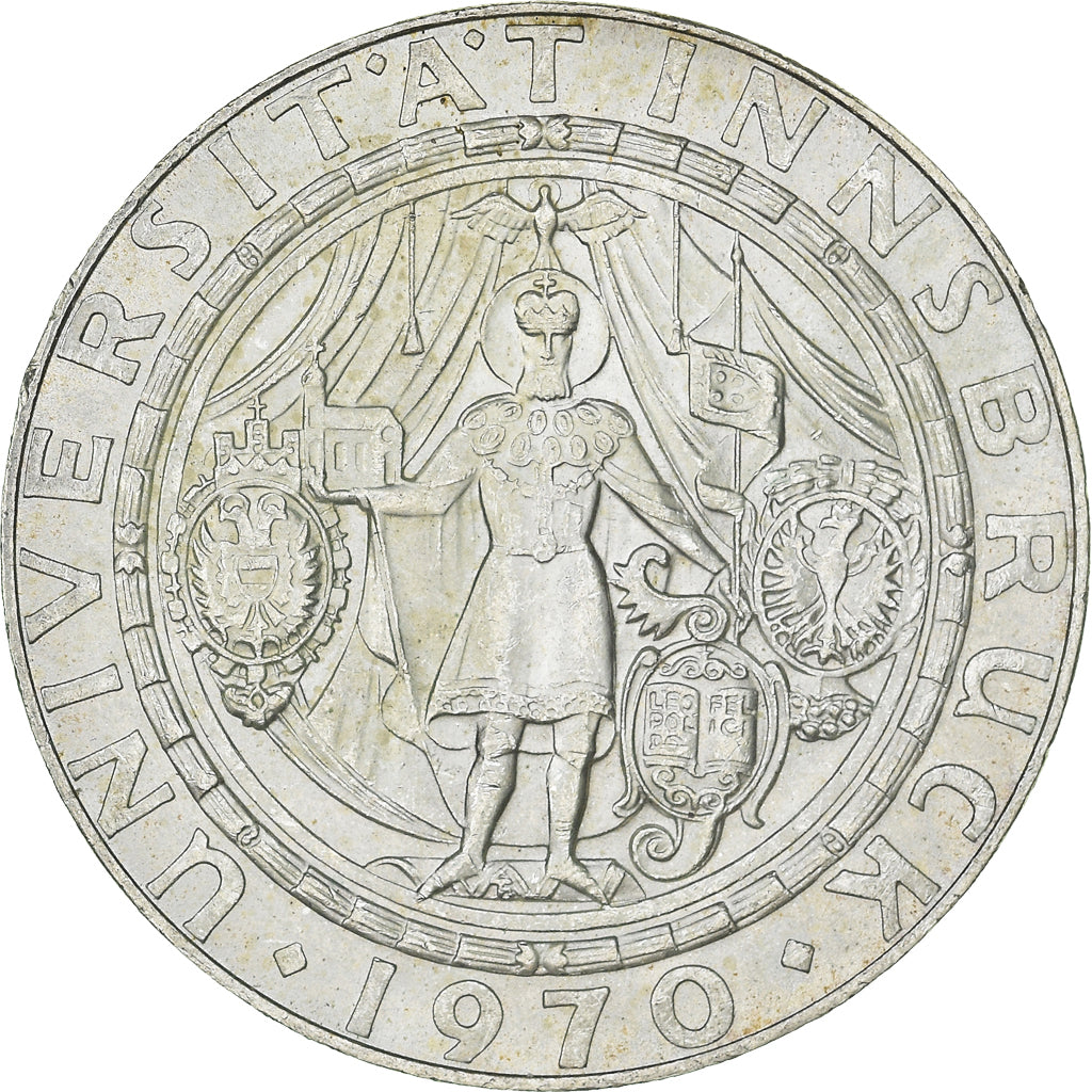 Munten, Oostenrijk, 50 Schilling, 1970, UNC, Zilver, KM:2908