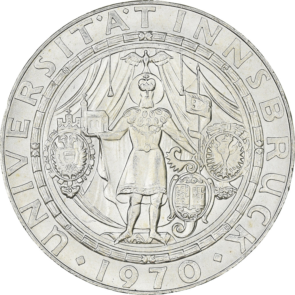 Moneta, Austria, 50 Schilling, 1970, MS(64), Srebro, KM:2908