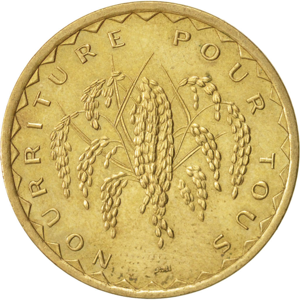 Mali, 50 Francs, 1975, Paris, AU(55-58), Nickel-brass, KM:9