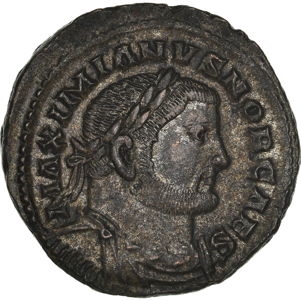 Münze, Galerius, Follis, Lyon - Lugdunum, UNZ, Billon