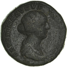 Coin, Faustina II, Sestertius, Rome, VF(30-35), Bronze