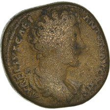 Moneta, Marcus Aurelius, Sesterzio, Rome, MB, Bronzo, RIC:1314a