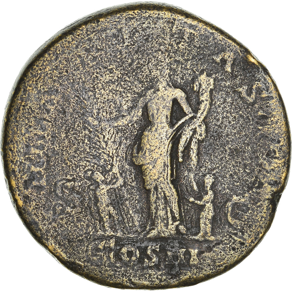 Münze, Hadrian, Sesterz, Rome, S+, Bronze, RIC:970