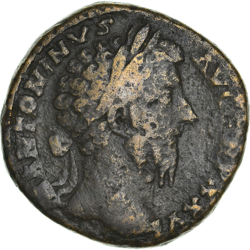 Moneta, Marcus Aurelius, Sesterzio, Rome, MB+, Bronzo, RIC:1001