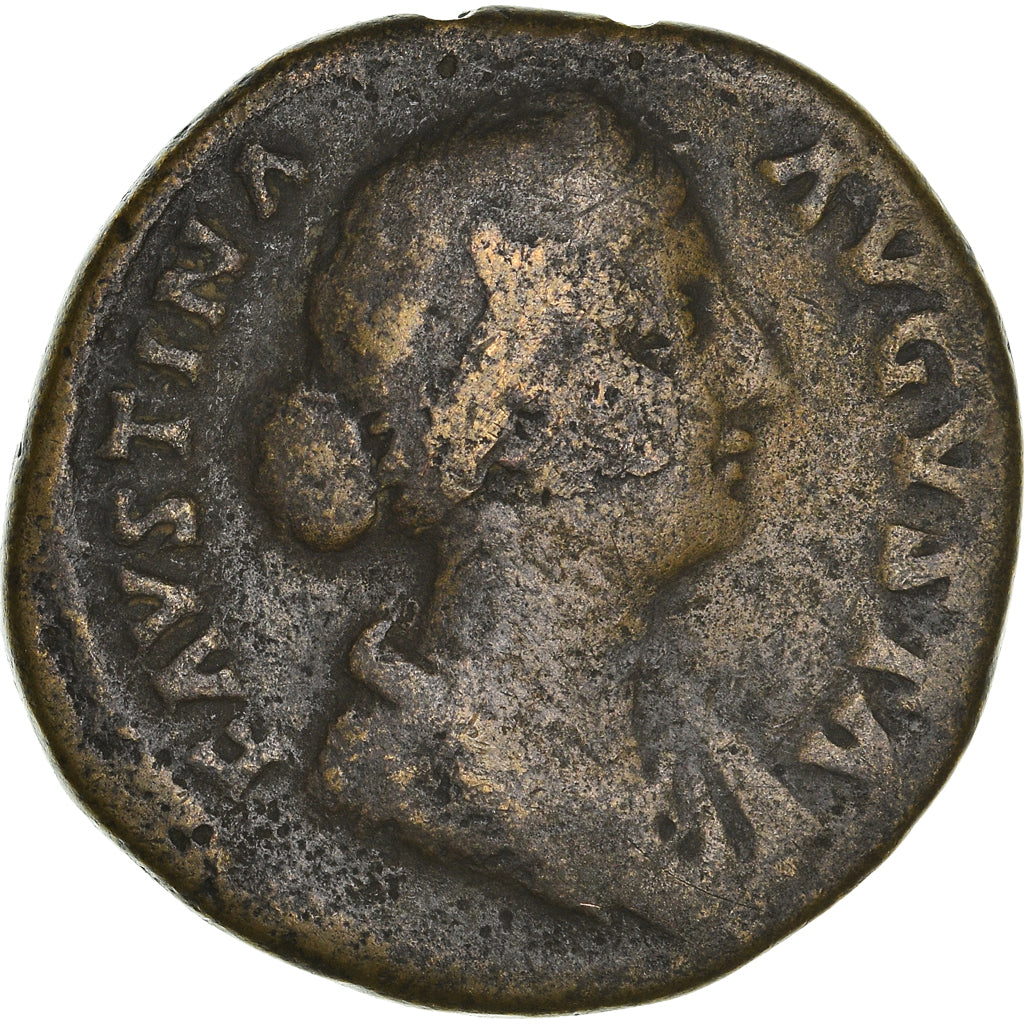 Moeda, Faustina II, Sestertius, Roma, VF(30-35), Bronze, RIC:1668