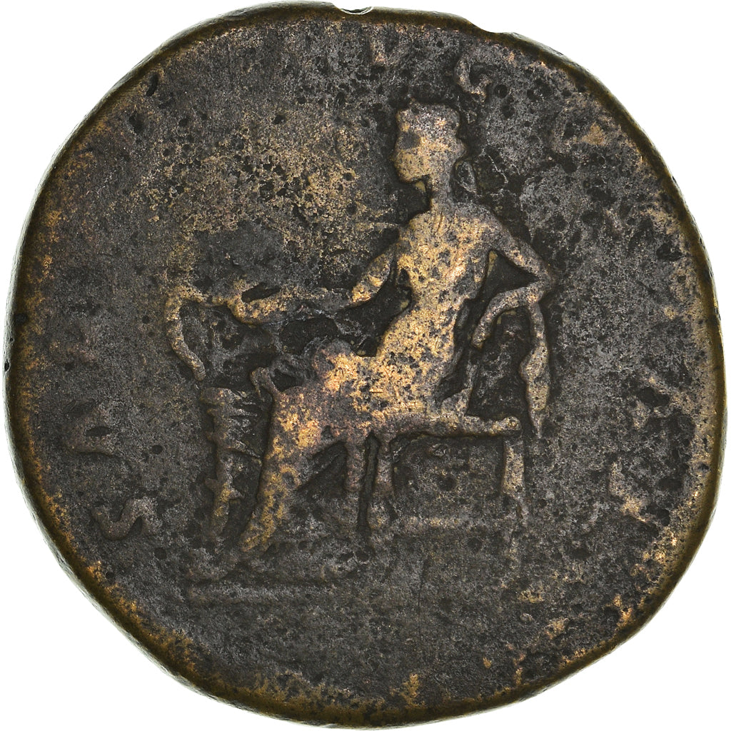 Moeda, Faustina II, Sestertius, Roma, VF(30-35), Bronze, RIC:1668