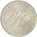 Guinea equatoriale, 100 Francos, 1985, SPL, Nichel, KM:E31