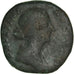 Moeda, Faustina II, Sestertius, Rome, VF(30-35), Bronze, RIC:1665