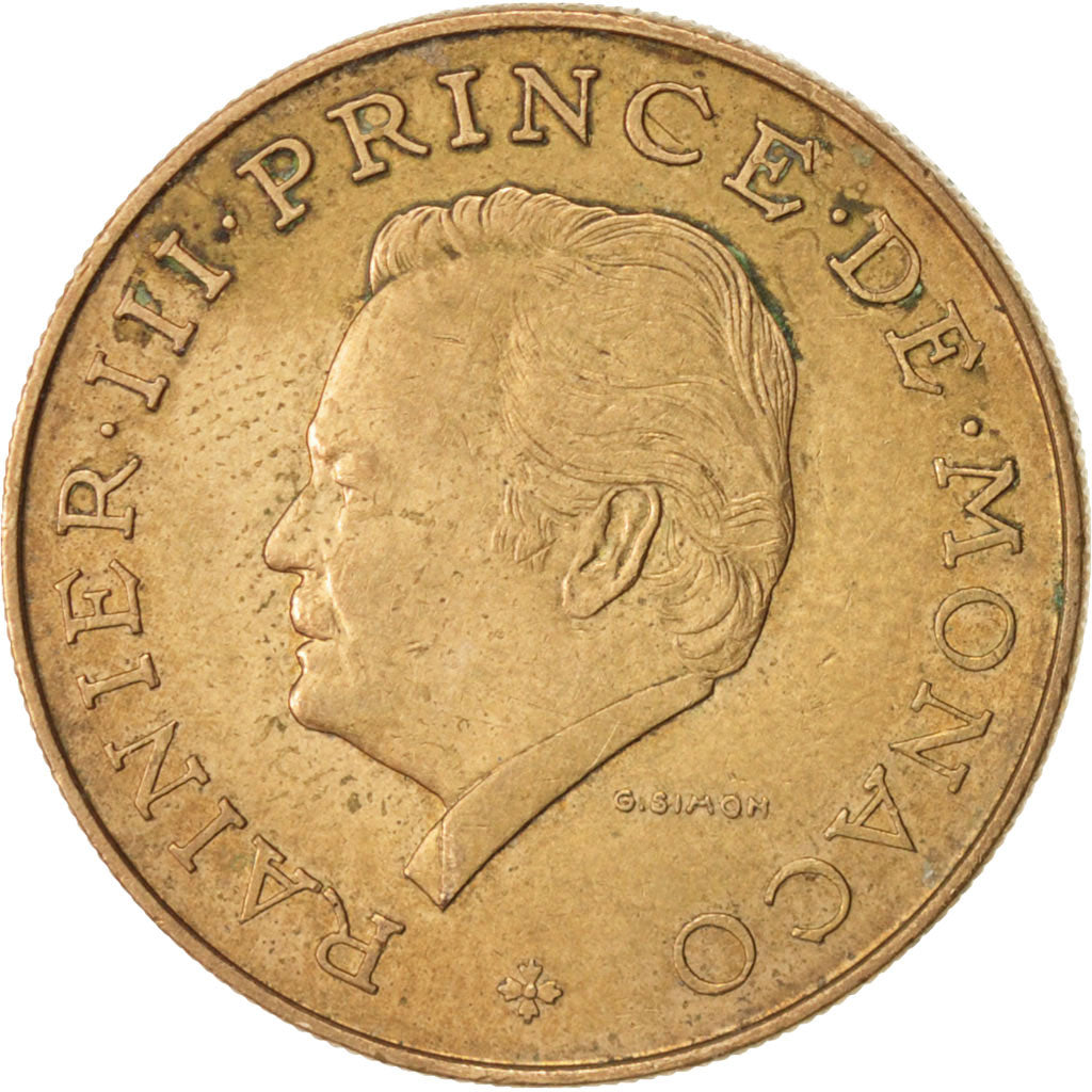 Munten, Monaco, Rainier III, 10 Francs, 1982, Paris, ZF, Copper-Nickel-Aluminum
