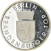 Deutschland, Medaille, The Brandenburg Gate, 1989, UNZ, Silber