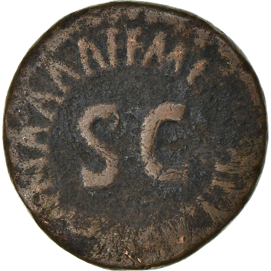 Münze, Augustus, Quadrans, Rome, S, Bronze, Cohen:352