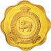 Coin, Ceylon, Elizabeth II, 10 Cents, 1971, AU(55-58), Nickel-brass, KM:130