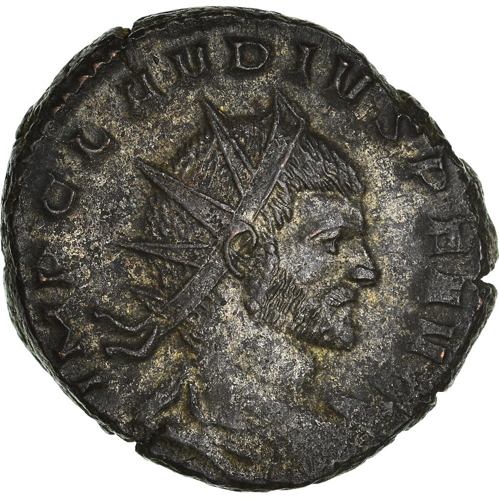 Munten, Claudius II Gothicus, Antoninianus, Milan, PR+, Billon, RIC:172