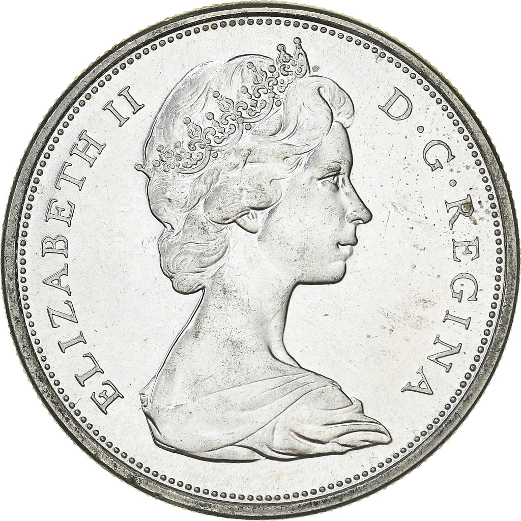 Coin, Canada, Elizabeth II, 50 Cents, 1965, Royal Canadian Mint, Ottawa, MS(63)