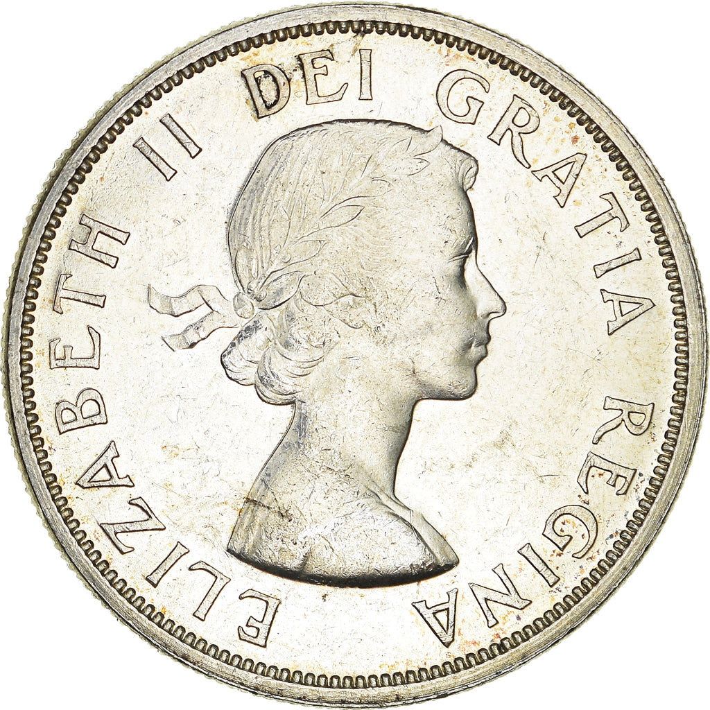 Moneda, Canadá, Elizabeth II, Dollar, 1962, Royal Canadian Mint, Ottawa, EBC
