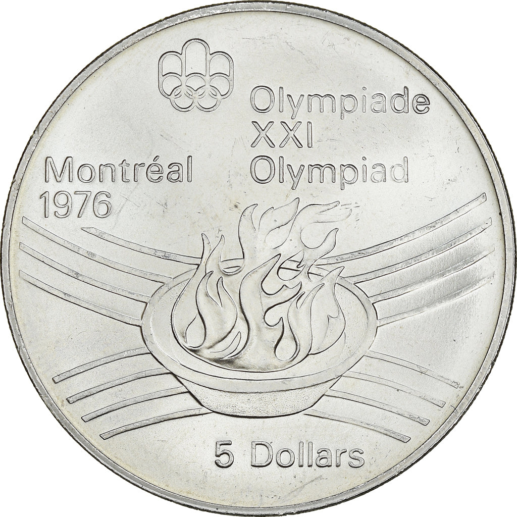 Coin, Canada, Elizabeth II, 5 Dollars, 1976, Royal Canadian Mint, Ottawa