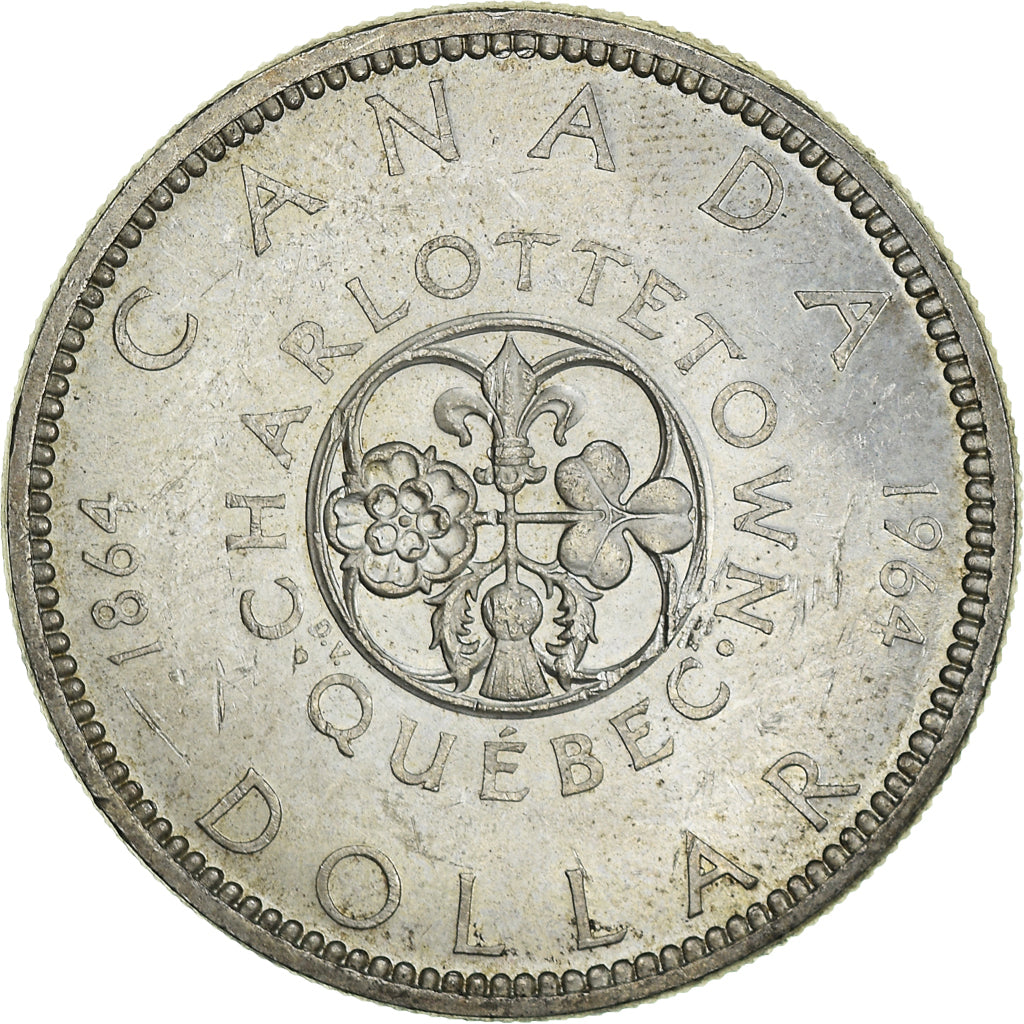 Monnaie, Canada, Elizabeth II, Dollar, 1964, Royal Canadian Mint, Ottawa, SUP