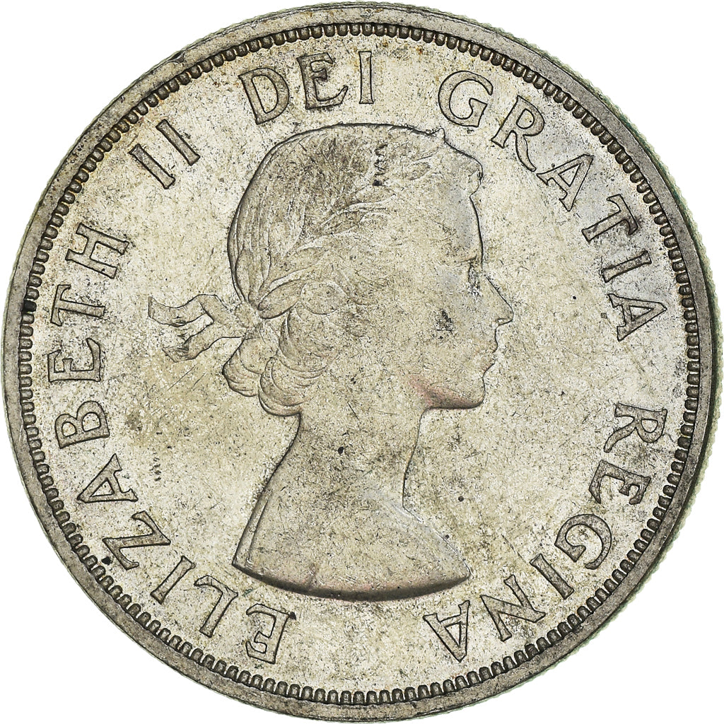 Moneda, Canadá, Elizabeth II, Dollar, 1959, Royal Canadian Mint, Ottawa, EBC