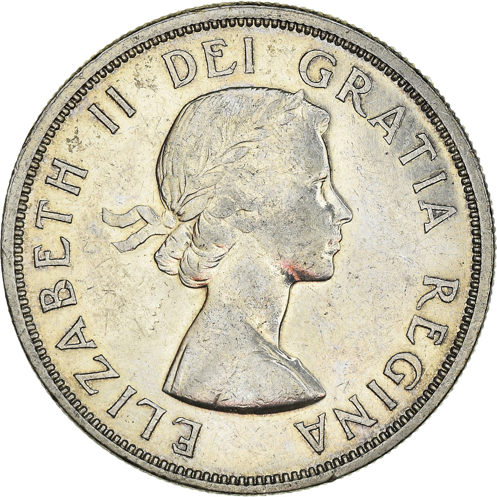 Moneda, Canadá, Elizabeth II, Dollar, 1959, Royal Canadian Mint, Ottawa, EBC