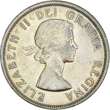 Moneda, Canadá, Elizabeth II, Dollar, 1959, Royal Canadian Mint, Ottawa, EBC