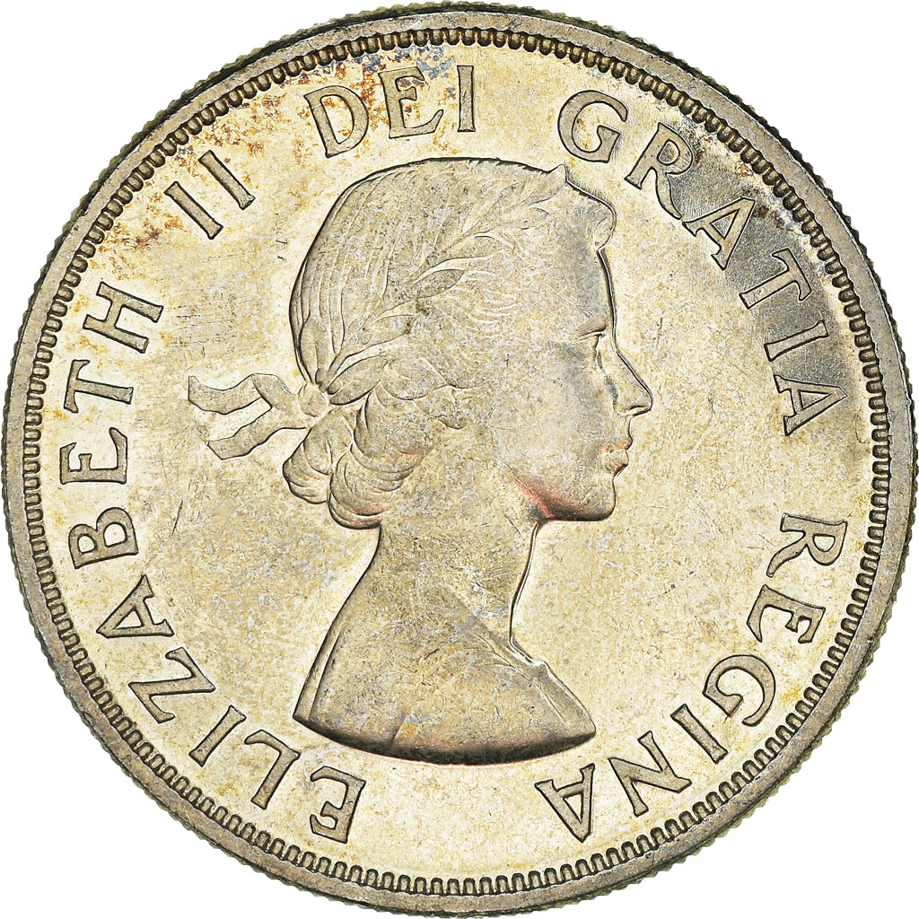 Coin, Canada, Elizabeth II, Dollar, 1957, Royal Canadian Mint, Ottawa
