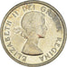 Coin, Canada, Elizabeth II, Dollar, 1957, Royal Canadian Mint, Ottawa