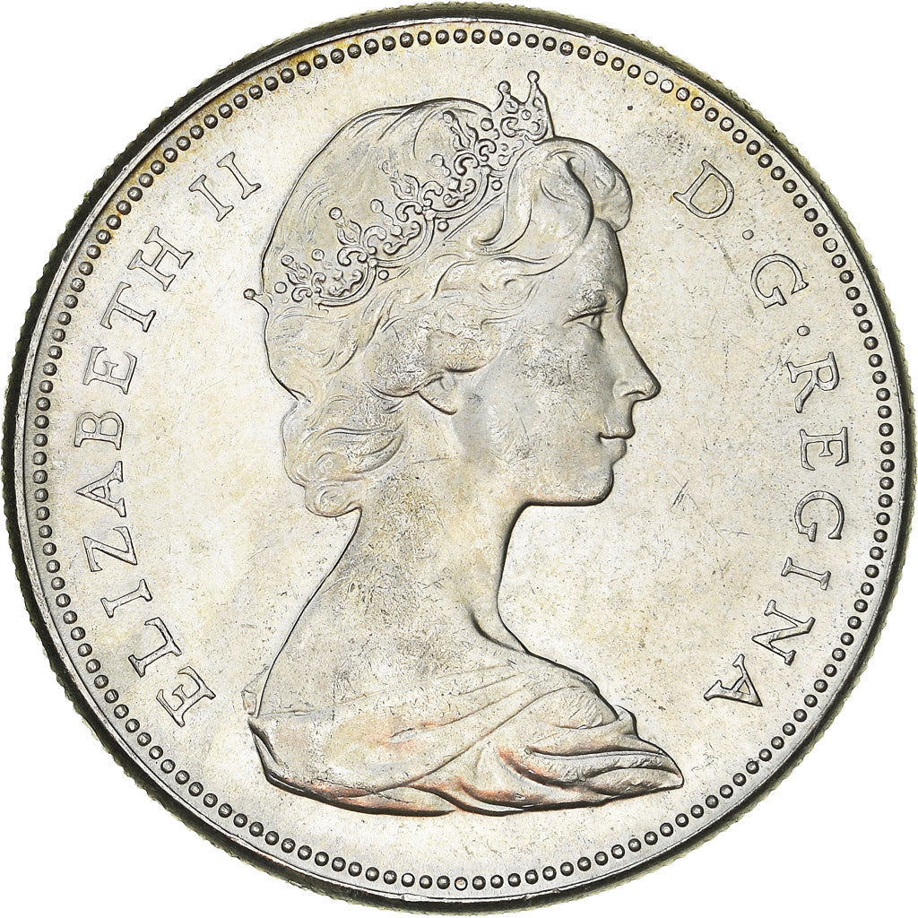 Moneda, Canadá, Elizabeth II, Dollar, 1967, Royal Canadian Mint, Ottawa, EBC+