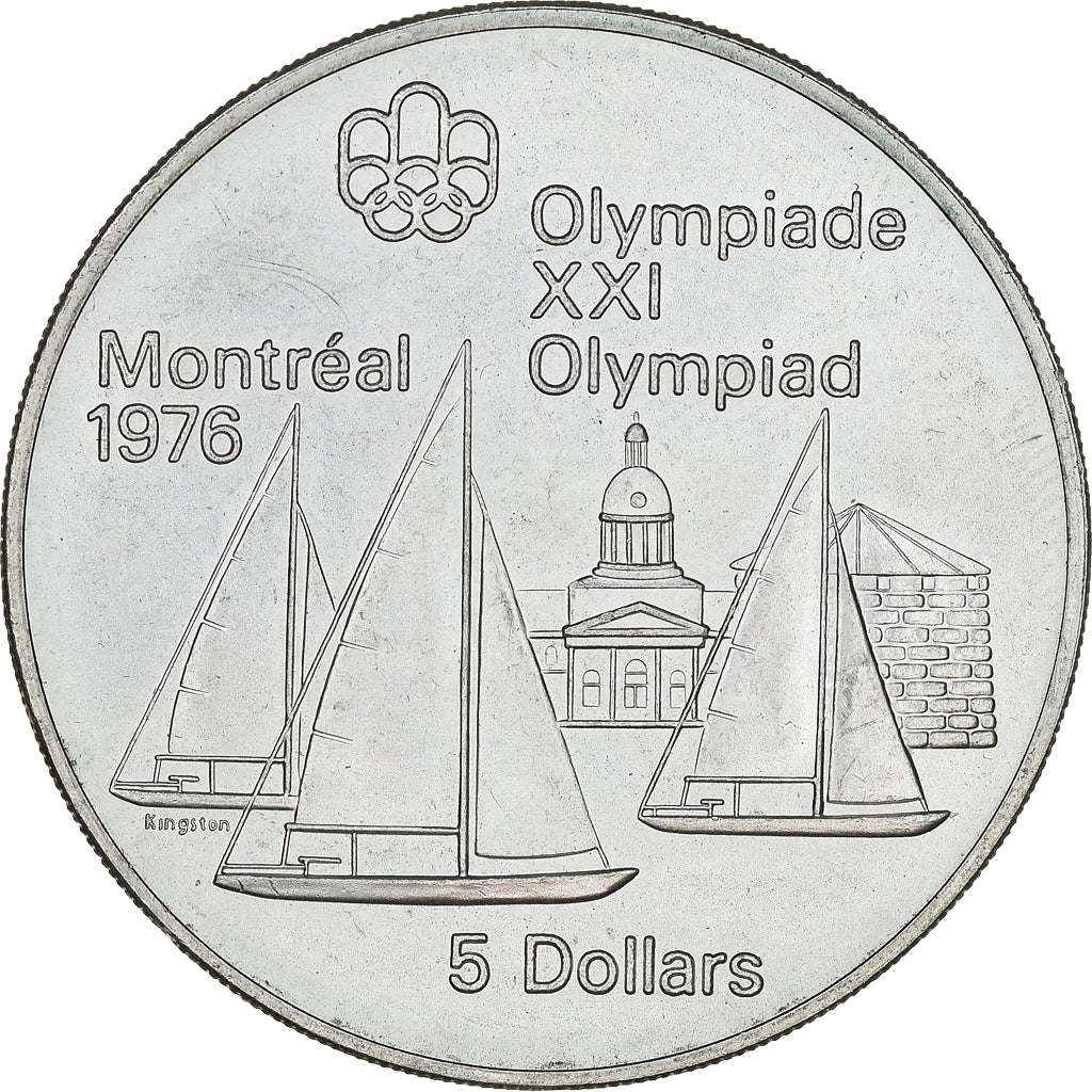 Coin, Canada, Elizabeth II, 5 Dollars, 1973, Royal Canadian Mint, Ottawa