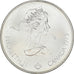 Coin, Canada, Elizabeth II, Javelin, 5 Dollars, 1975, MS(63), Silver, KM:99