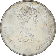 Coin, Canada, Elizabeth II, Javelin, 5 Dollars, 1975, MS(63), Silver, KM:99