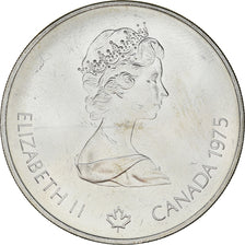 Coin, Canada, Elizabeth II, Javelin, 5 Dollars, 1975, MS(63), Silver, KM:99