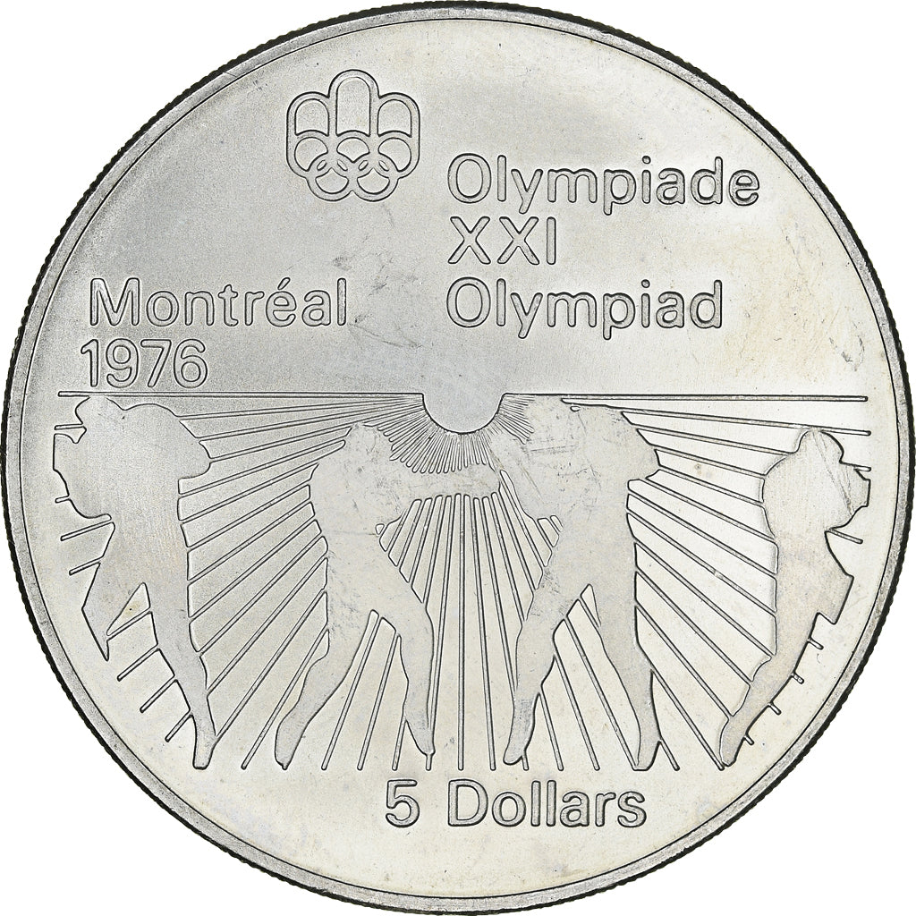 Coin, Canada, Elizabeth II, 5 Dollars, 1976, Royal Canadian Mint, Ottawa