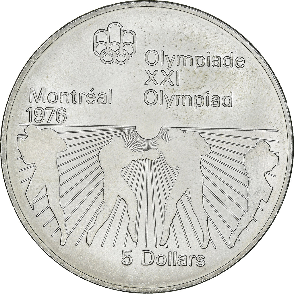 Coin, Canada, Elizabeth II, 5 Dollars, 1976, Royal Canadian Mint, Ottawa