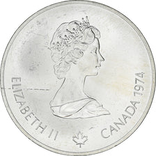 Münze, Kanada, Elizabeth II, Rowing, 5 Dollars, 1974, UNZ, Silber, KM:91