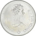 Münze, Kanada, Elizabeth II, Platform Diver, 5 Dollars, 1975, UNZ, Silber