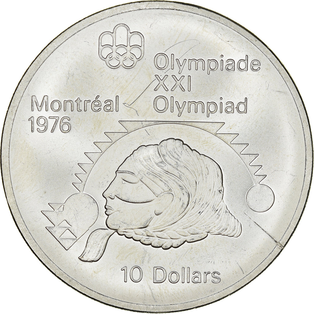 Coin, Canada, Elizabeth II, 10 Dollars, 1975, Royal Canadian Mint, Ottawa