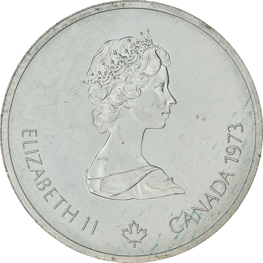 Moneta, Canada, Elizabeth II, 10 Dollars, 1973, Royal Canadian Mint, Ottawa