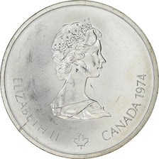 Monnaie, Canada, Elizabeth II, Lacrosse, 10 Dollars, 1974, Ottawa, FDC, Argent