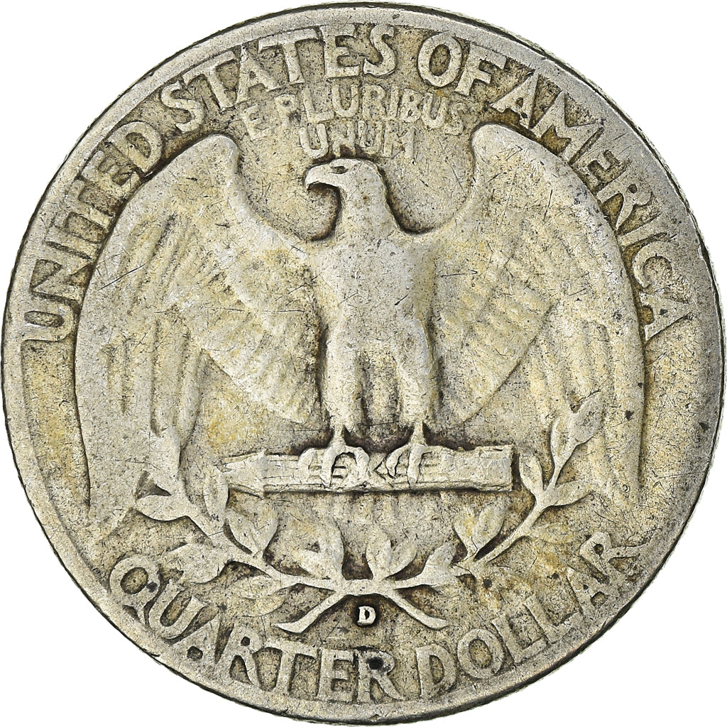 Monnaie, États-Unis, Washington Quarter, Quarter, 1937, U.S. Mint, Denver, TB