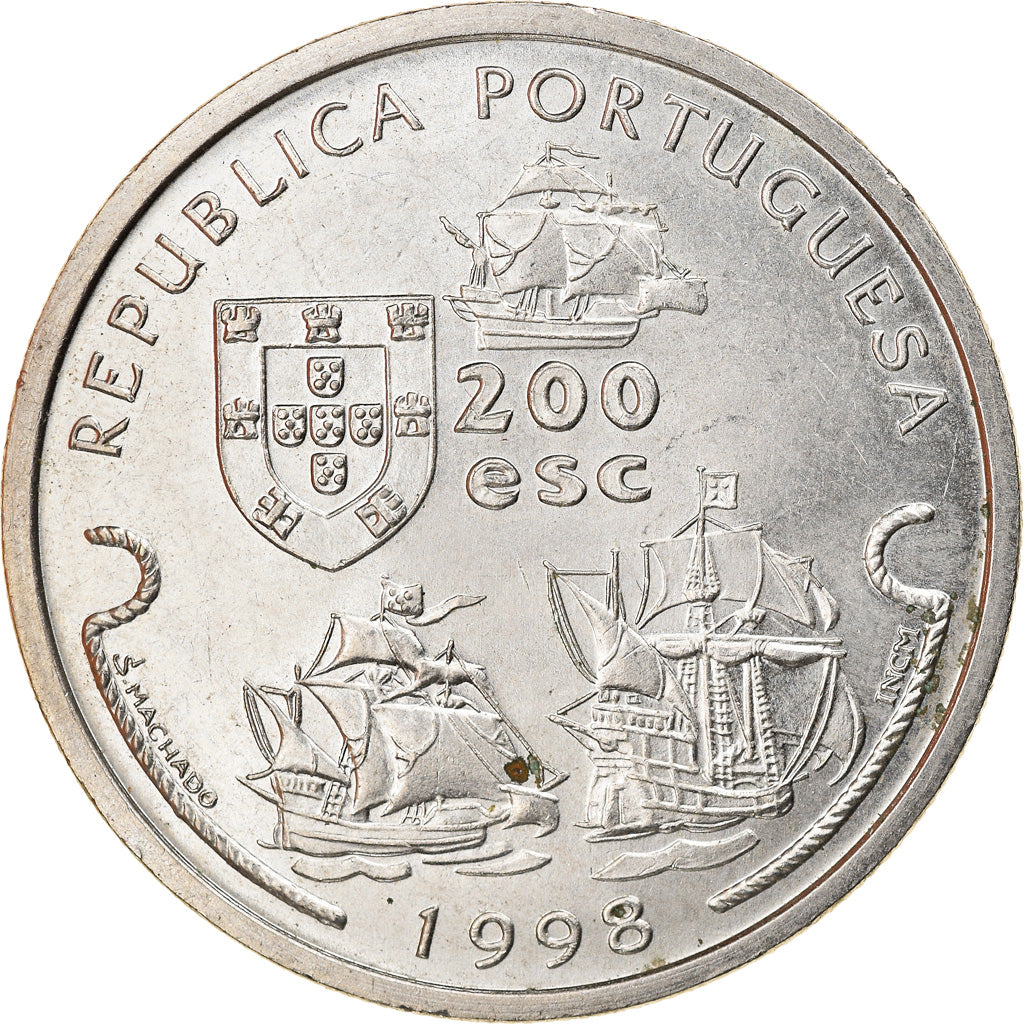 Monnaie, Portugal, 200 Escudos, 1998, SUP, Copper-nickel, KM:709