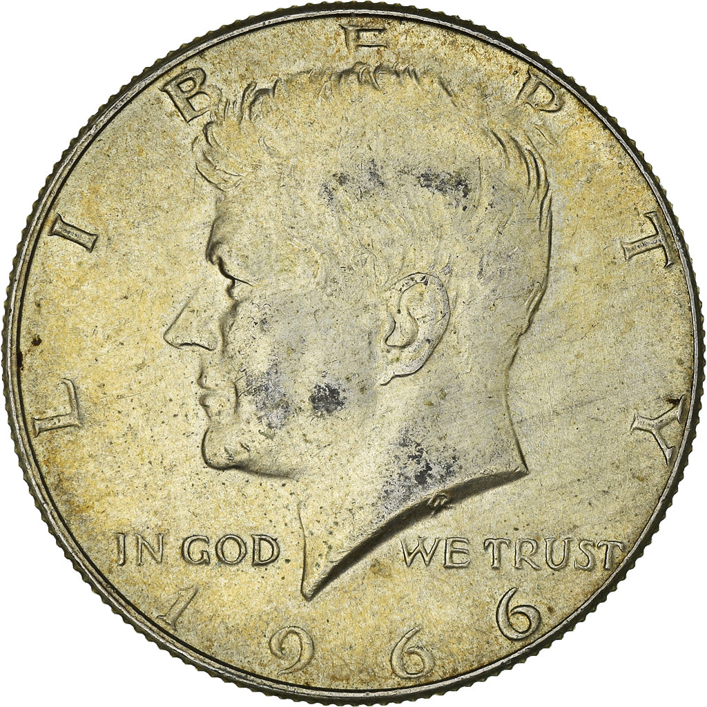 Coin, United States, Kennedy, Half Dollar, 1966, Philadelphia, AU(55-58)