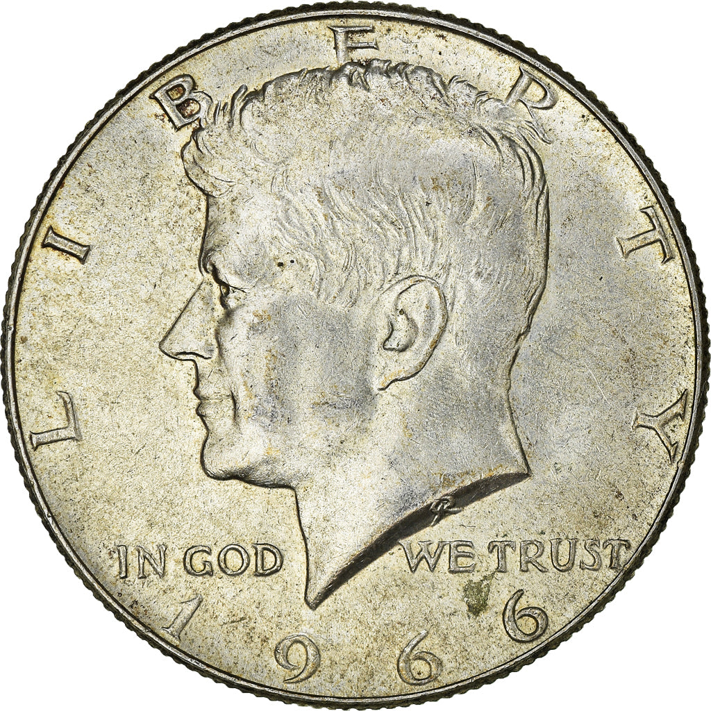 Monnaie, États-Unis, Kennedy, Half Dollar, 1966, Philadelphie, SUP+, Argent