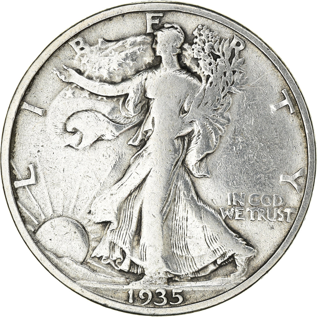 Moneta, Stati Uniti, Walking Liberty Half Dollar, Half Dollar, 1935, U.S. Mint