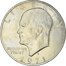 Coin, United States, Eisenhower Dollar, Dollar, 1971, U.S. Mint, San Francisco