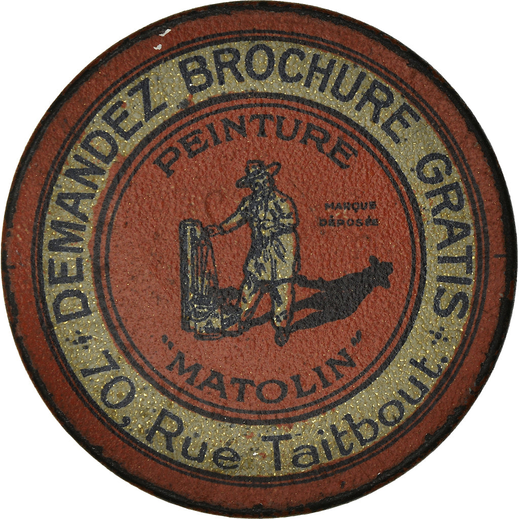 Münze, Frankreich, Peinture Matolin, 10 Centimes, Timbre-Monnaie, VZ, Métal