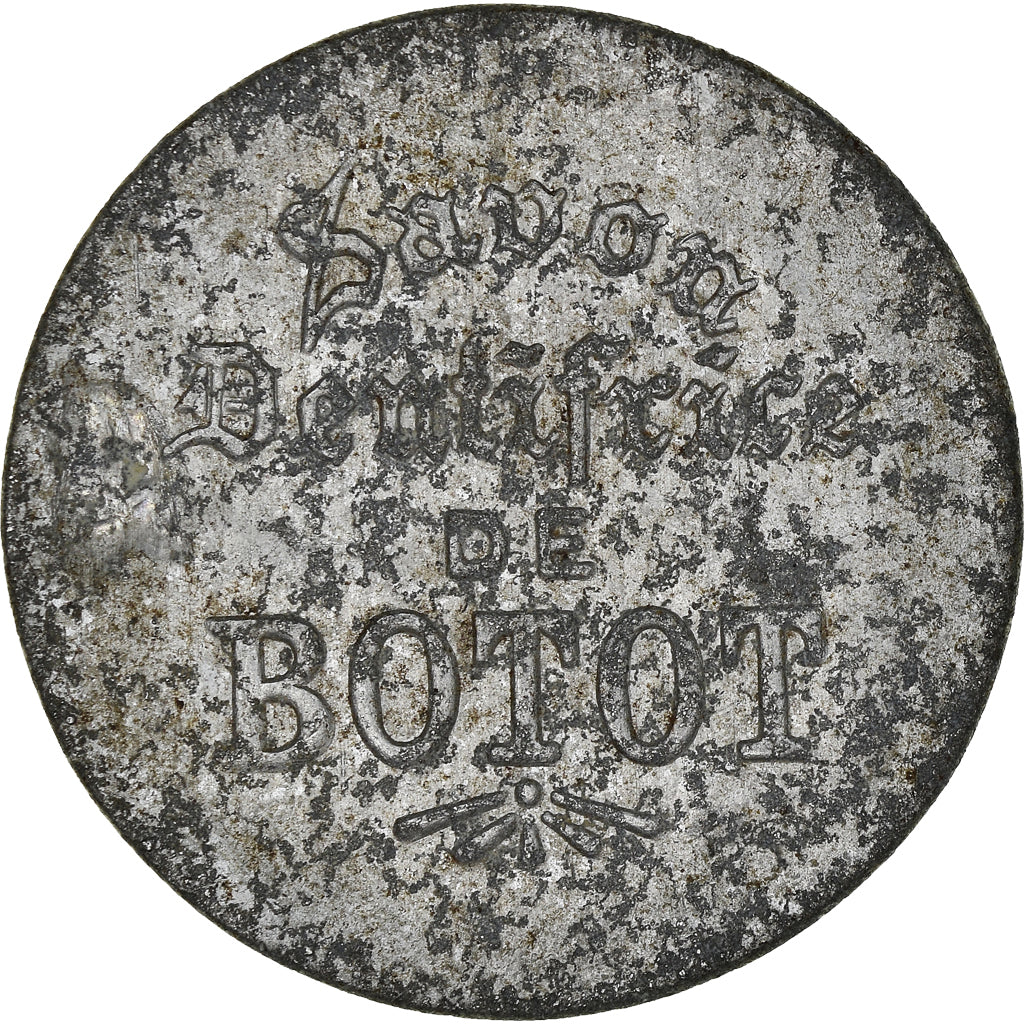Moneda, Francia, Savon Dentifrice de Botot, 25 Centimes, Timbre-Monnaie, EBC