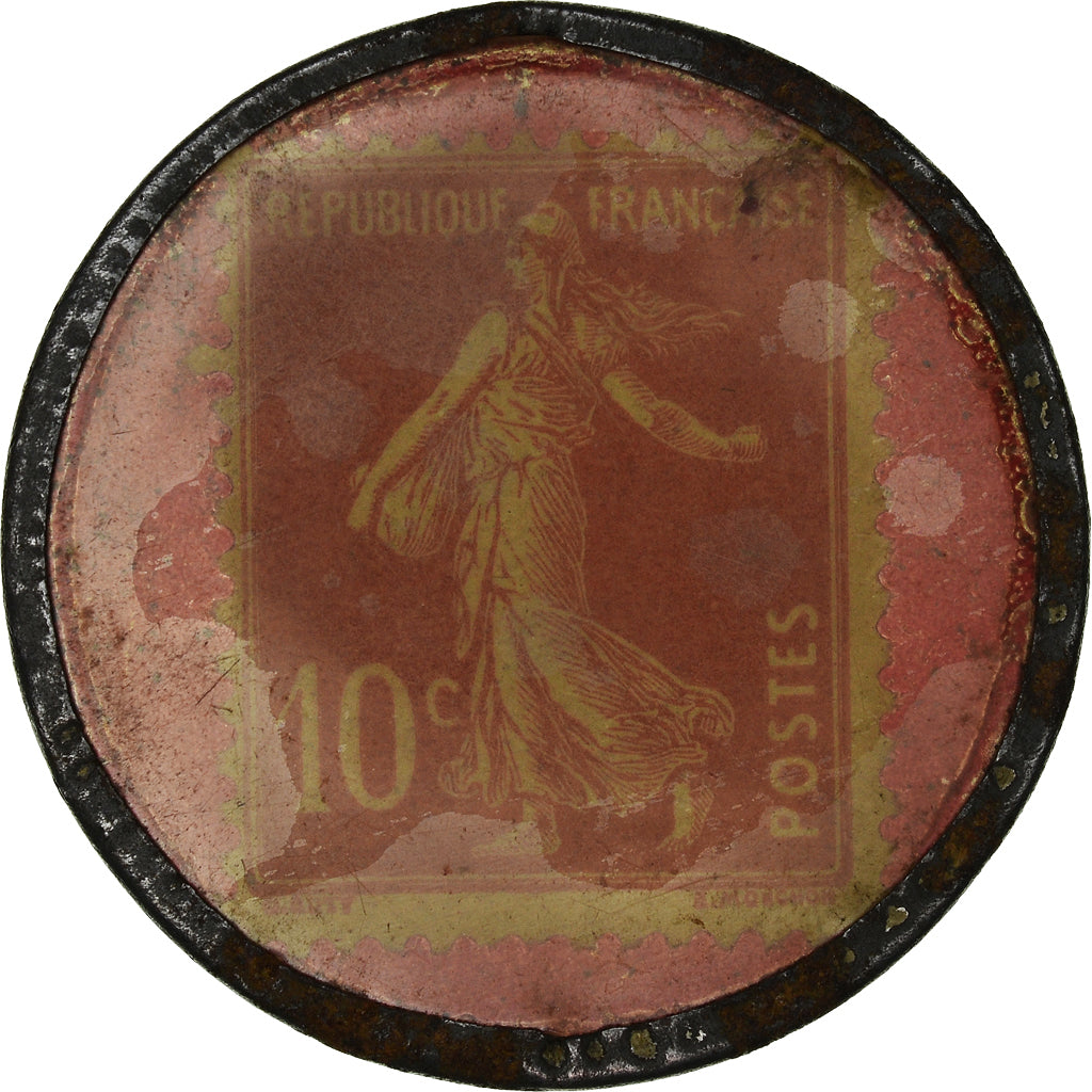 Münze, Frankreich, Chocolat François, Bordeaux, 10 Centimes, Timbre-Monnaie