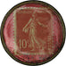 Moneta, Francja, 10 Centimes, Lille, AU(55-58), Aluminium