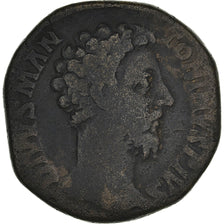Münze, Marcus Aurelius, Sesterz, Rome, S+, Bronze, RIC:660a