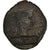 Coin, Augustus, As, Lyon - Lugdunum, Countermark, VF(20-25), Bronze, RIC:245